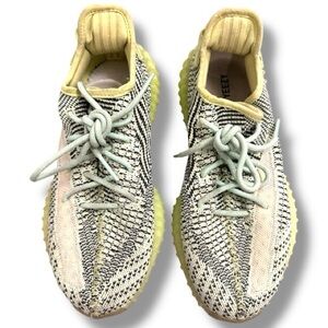 Adidas Yeezy Boost 350 V2 Semi Frozen Green Yellow Sneakers Men’s Size 8.5